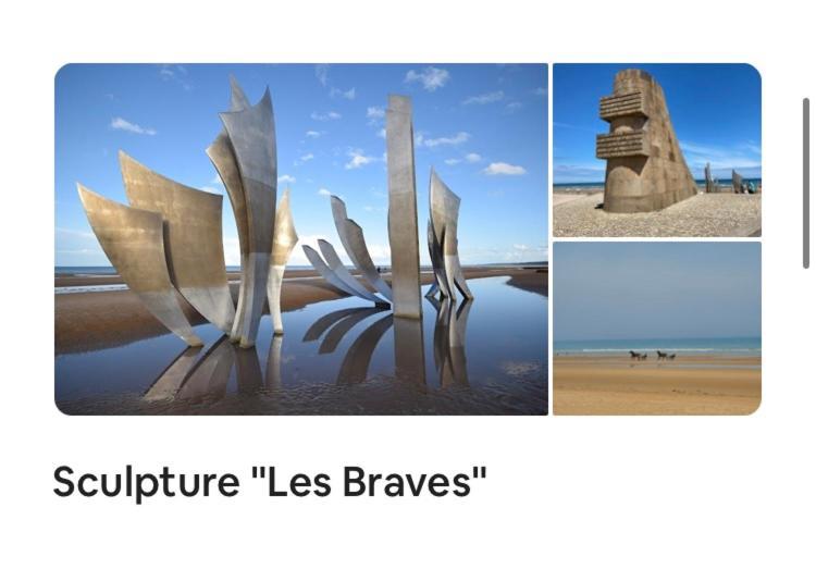 Au Coeur D'Omaha Beach - Colleville-Sur-Mer - Gite 1 Eksteriør billede